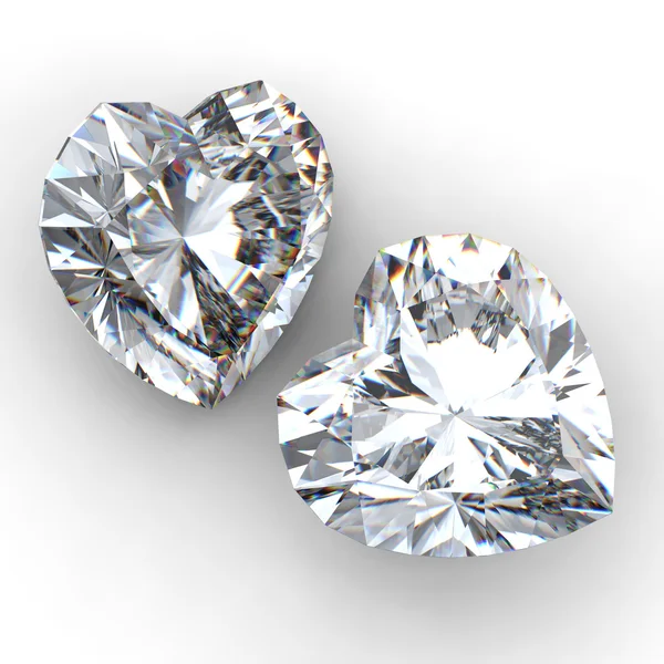 3D briliáns csiszolású gyémánt — Stock Fotó