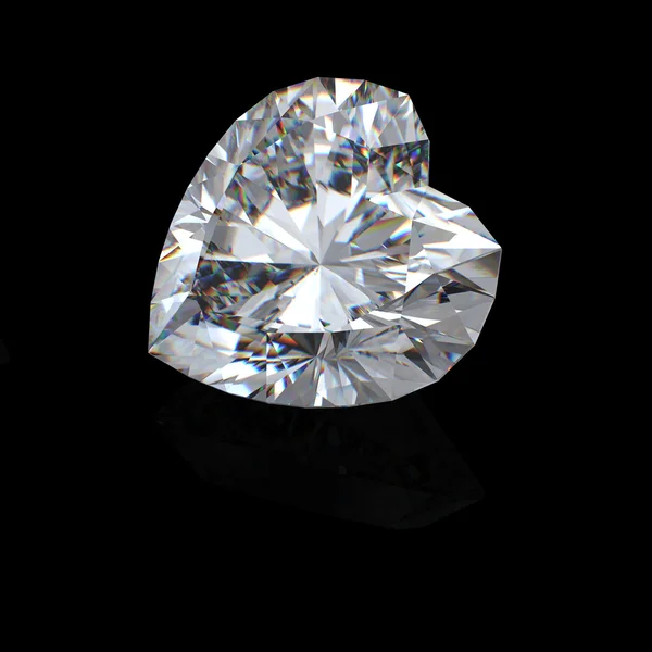 3d brilliant cut diamond — Stock fotografie