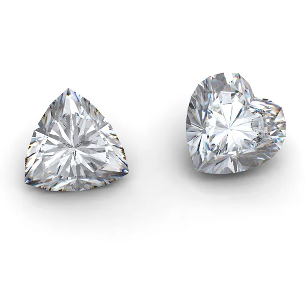 3d 브 릴리 언 트 컷 다이아몬드 — 스톡 사진