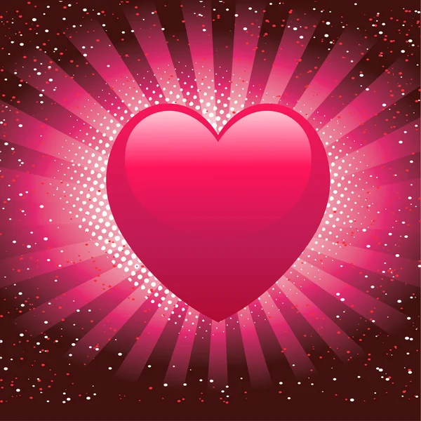 Fundo do coração.Símbolo do Dia dos Namorados — Fotografia de Stock