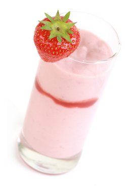 Strawberry smoothie clipart