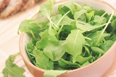 Green salad with arugula clipart