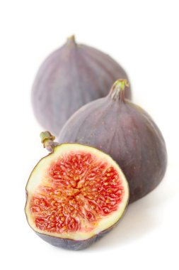 Figs on white background clipart