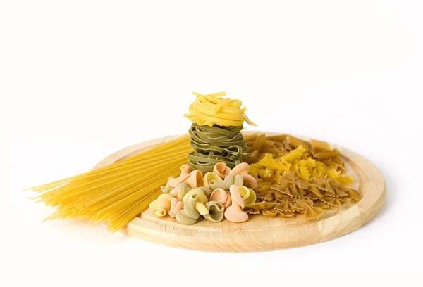 Assorted uncooked pasta — Stock Photo, Image