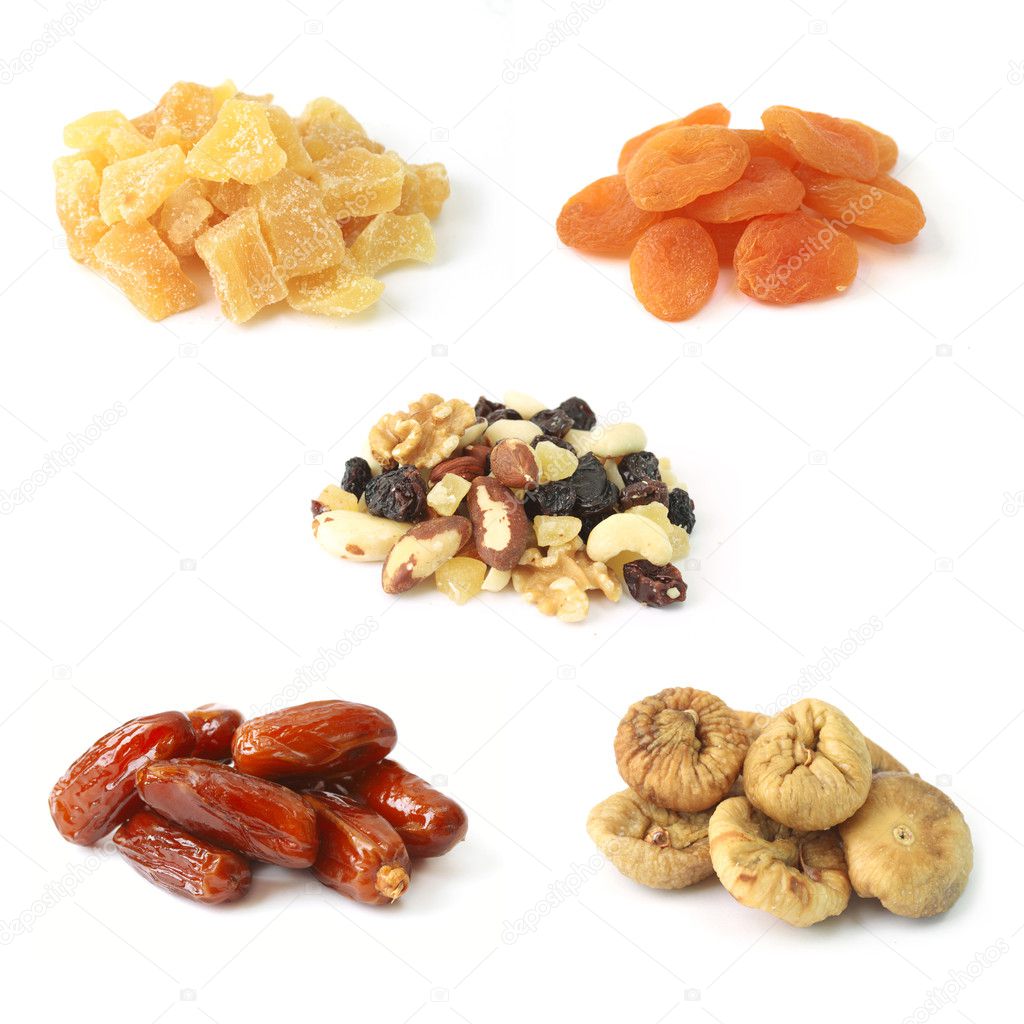 Dried fruits with nuts