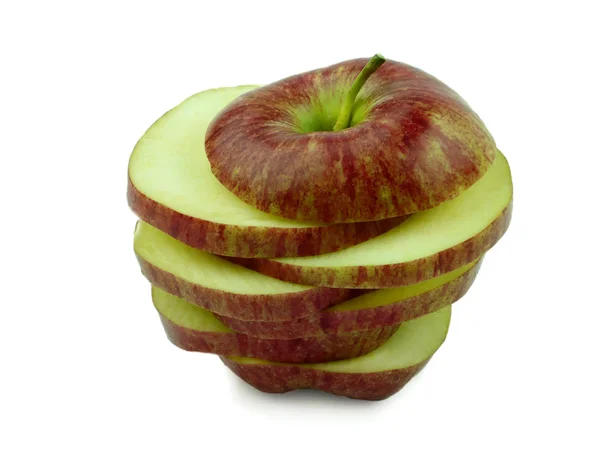 Geschnittener Apfel — Stockfoto