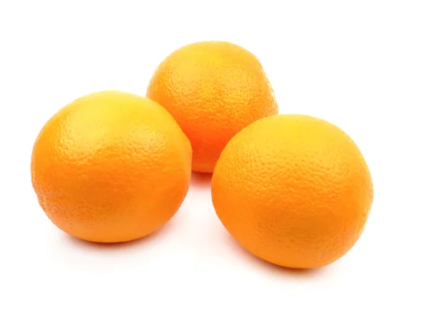 Geïsoleerde sinaasappelen — Stockfoto