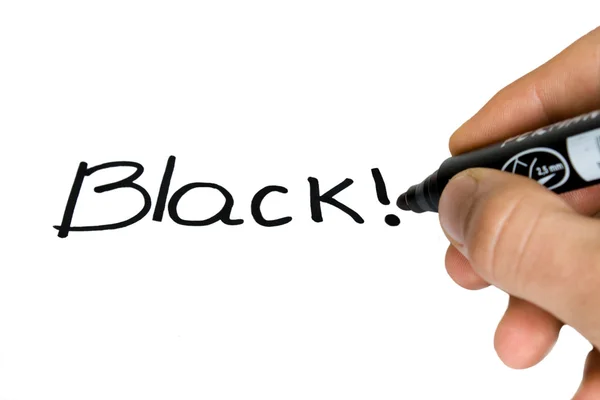 Marker black — Stock Photo, Image