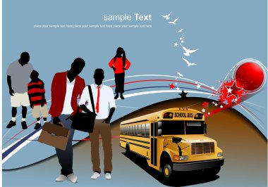 Back to school. Vector illustration clipart