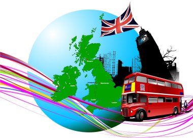 England images. Vector illustration clipart