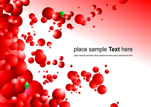 Rouge Futuriste Résumé Contexte — Image vectorielle