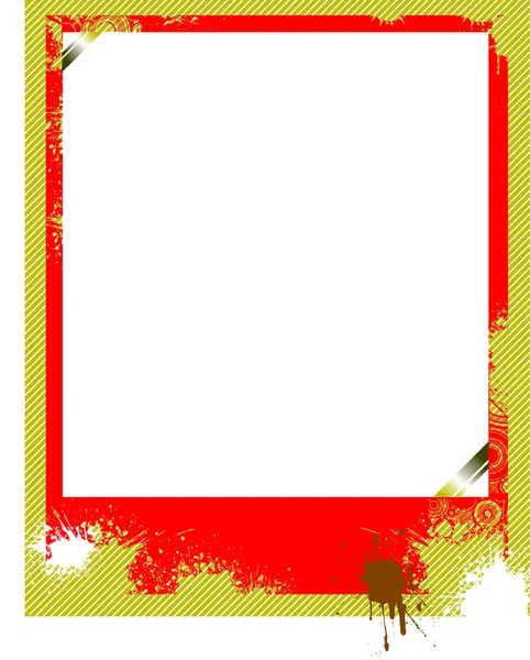 Frame for photo or empty blank for notes — Stock Vector