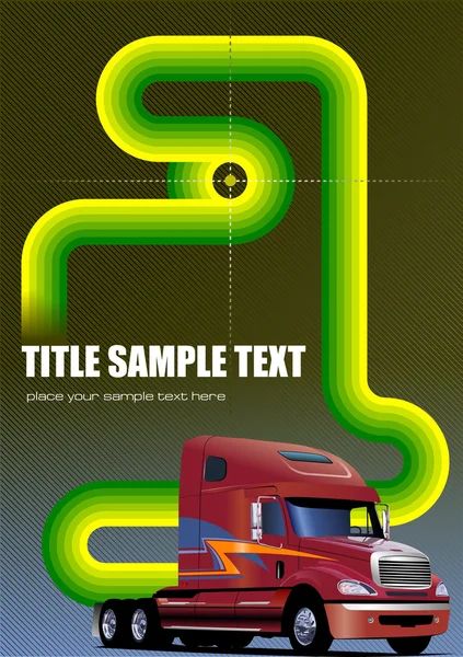 Couverture pour brochure ou modèle avec jonc — Image vectorielle