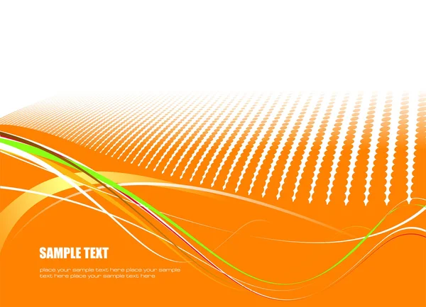 Orange doted bakgrund. vektor illustra — Stock vektor