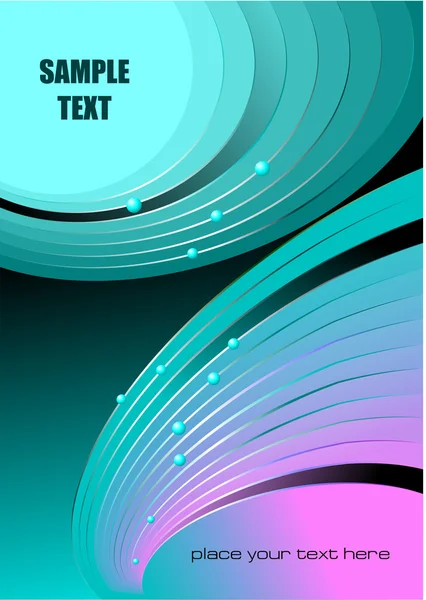 Abstract futuristic background. Vector c — Stock Vector