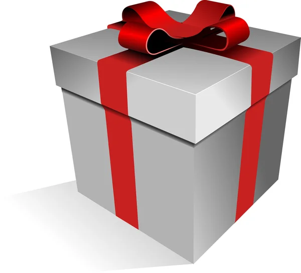 Bright gift box — Stock Vector