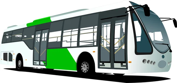 Городской автобус — стоковый вектор