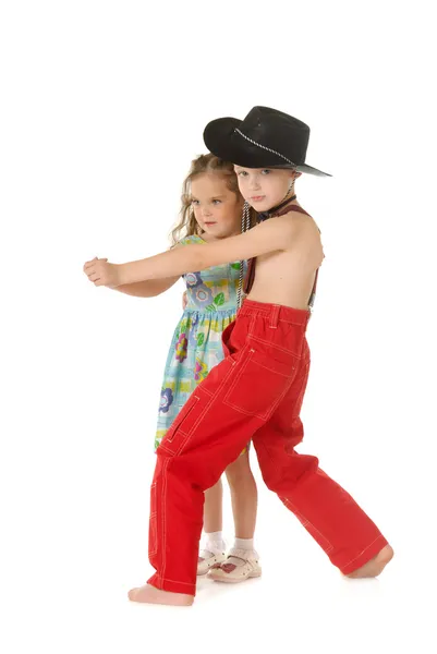 Παιδιά που χορεύουν Εικόνα Αρχείου