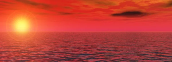Sundown Denizi — Stok fotoğraf