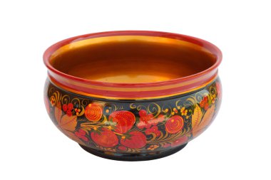 Wooden bowl clipart