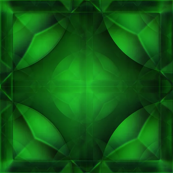 Groen kristal — Stockfoto