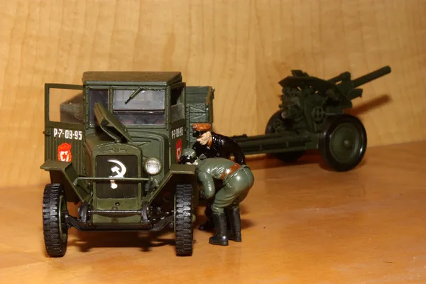 stock image Toy model ZIS-5v