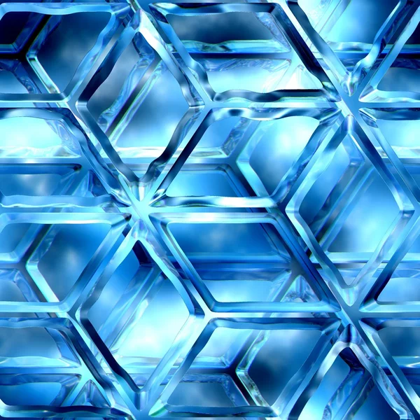Icy lattice Stock Photo