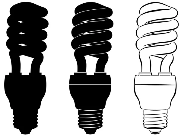Лампи енергозберігаючі — стоковий вектор