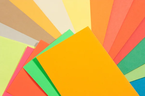 Conjunto de papéis coloridos — Fotografia de Stock