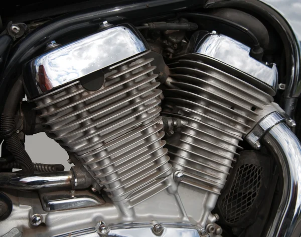 Gros plan du moteur de moto — Photo