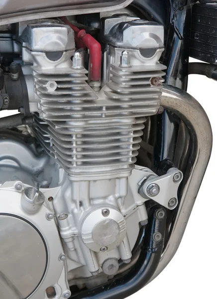 Primo piano del motore del motociclo — Foto Stock