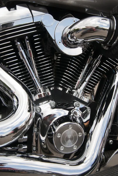 Motorradmotor aus nächster Nähe — Stockfoto