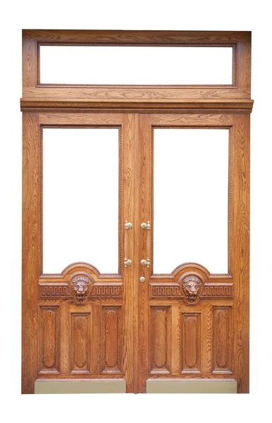 Decoración vieja puerta de madera —  Fotos de Stock