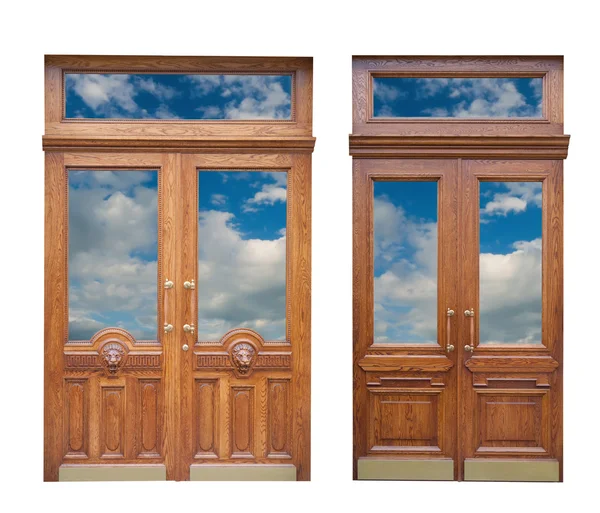 木製ドア — ストック写真