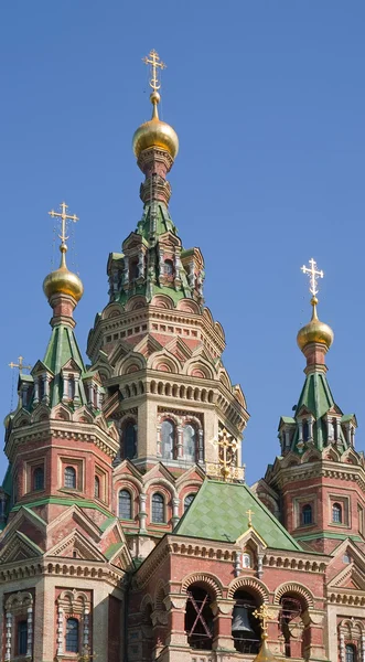 Nahaufnahme der orthodoxen Kirche — Stockfoto