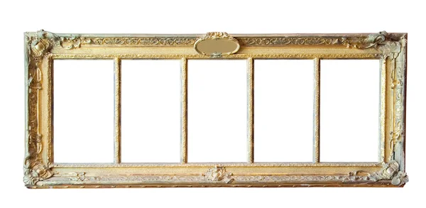 Retro zlatý rámeček — Stock fotografie
