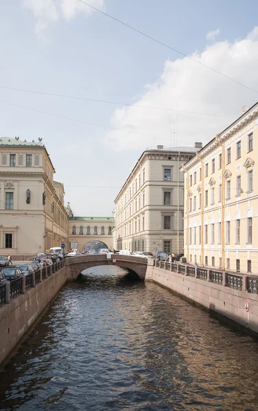 Canal em São Petersburgo — Fotografia de Stock