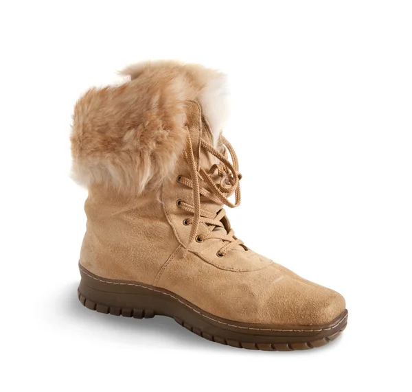 Shammy fur boot — Stock Photo, Image