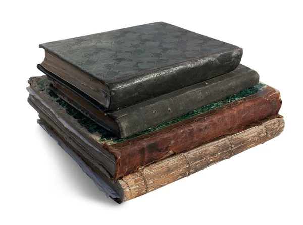 Cuatro libros antiguos . — Foto de Stock