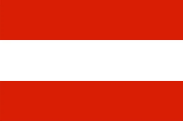 Bandeira nacional da Áustria — Fotografia de Stock