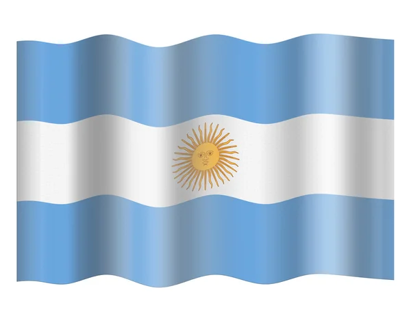 Флаг Аргентины — стоковое фото