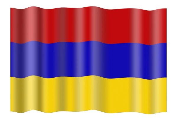Arménie vlajka — Stock fotografie