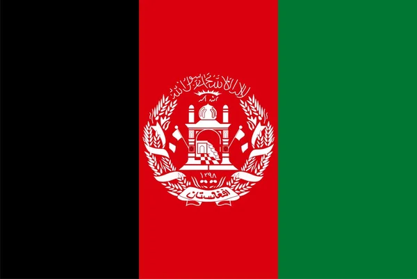 Afghanistan flag — Stock Photo, Image