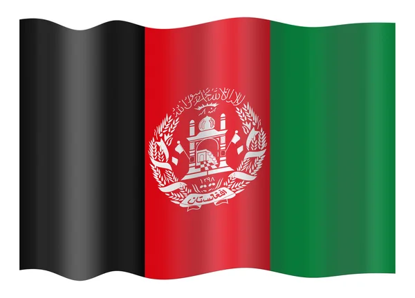 阿富汗国旗 — 图库照片