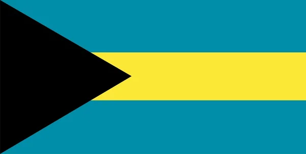 巴哈马国旗 — 图库照片