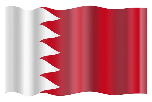 Bahrein flag — стокове фото