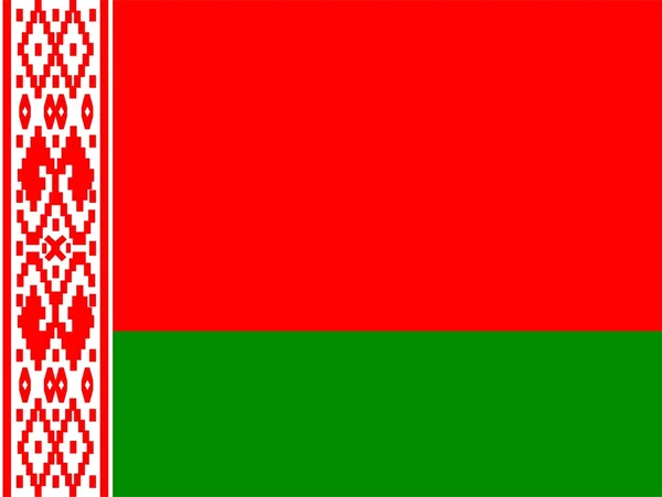 Λευκορωσία σημαία — Φωτογραφία Αρχείου