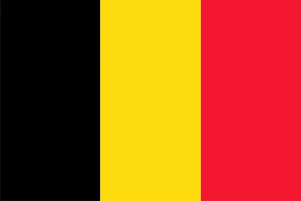 Belgien flagga — Stockfoto