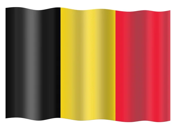 Flaga Belgii — Zdjęcie stockowe