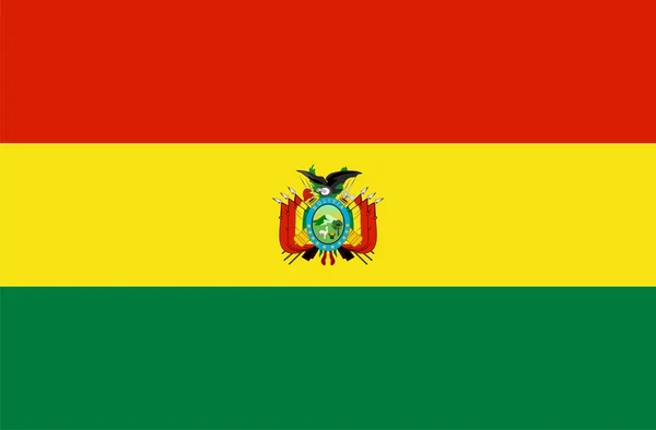 Bolivijská vlajka — Stock fotografie